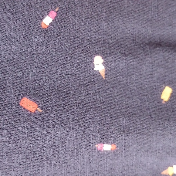 Banana Republic Blue Ice Cream Print Sleeveless Top Women's Large - Picture 2 of 5